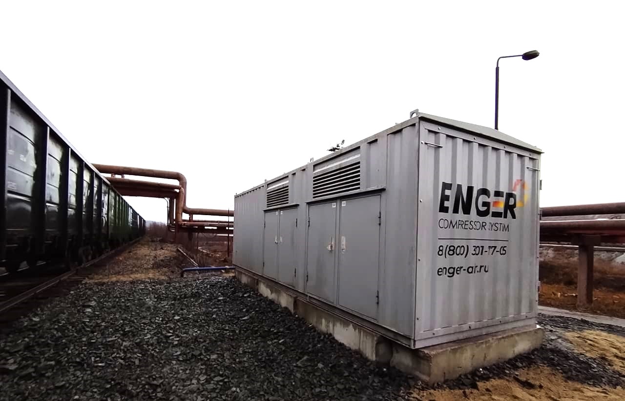 Модульная компрессорная станция для одной из компаний входящих в ГК "Северсталь"