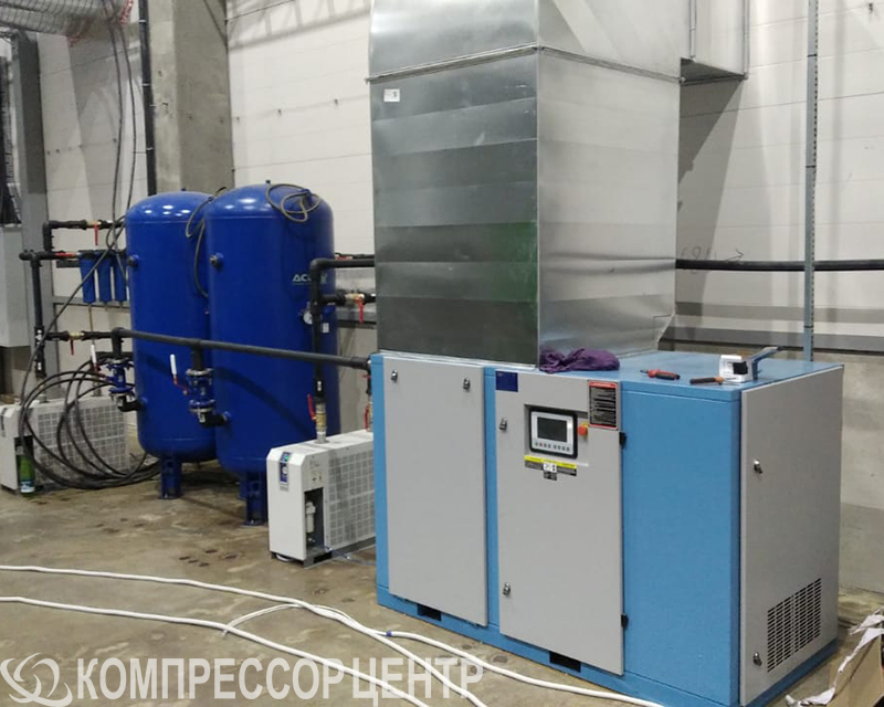 Винтовой компрессор "Dali" DL-45/8GA-F для ООО "Дельфин Групп"