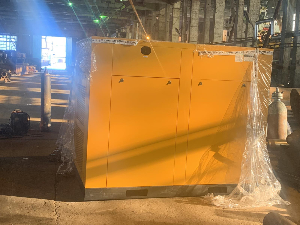 Проект - Винтовой компрессор Berg ВК-132 Е/10 для АО Архангельская РЭБ флота Проект - Винтовой компрессор Berg ВК-132 Е/10 для АО Архангельская РЭБ флота